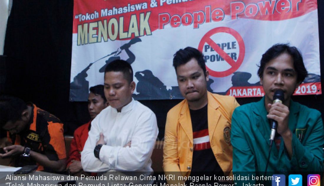 Aliansi Mahasiswa dan Pemuda Relawan Cinta NKRI menggelar konsolidasi bertema 