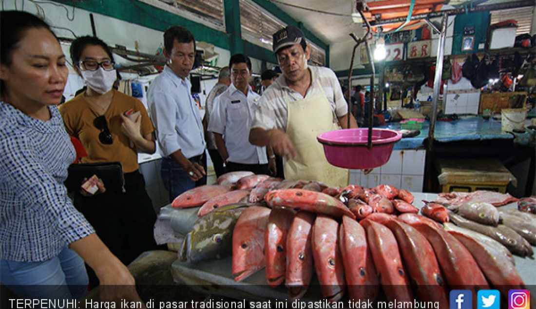 TERPENUHI: Harga ikan di pasar tradisional saat ini dipastikan tidak melambung karena produksi nelayan Kaltim cukup tinggi. - JPNN.com