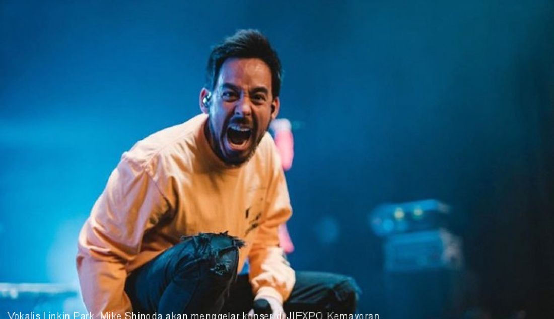 Vokalis Linkin Park, Mike Shinoda akan menggelar konser di JIEXPO Kemayoran, Jakarta, Rabu (4/9) malam. Konser ini bertajuk Post Traumatic Tour 2019. - JPNN.com
