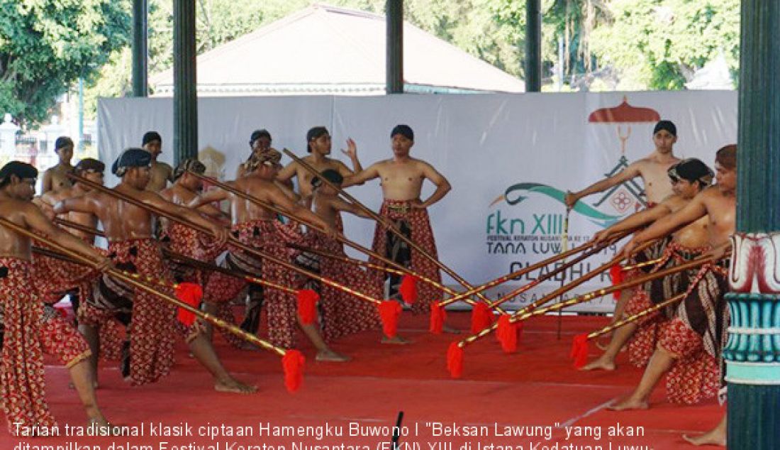 Tarian tradisional klasik ciptaan Hamengku Buwono I 