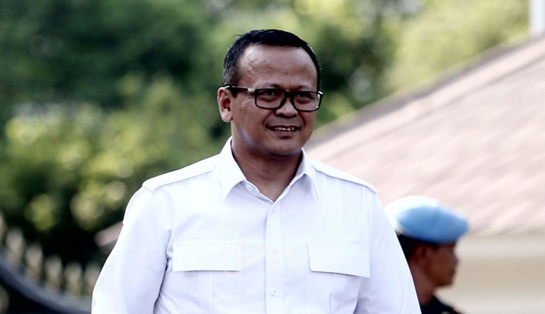 Edhy Prabowo saat tiba di komplek Istana Negara, Jakarta, Senin (21/10). - JPNN.com