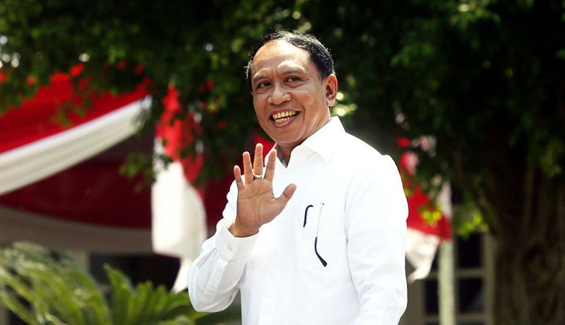 Zainuddin Amali saat tiba di Istana Negara, Jakarta, Selasa (22/10). - JPNN.com