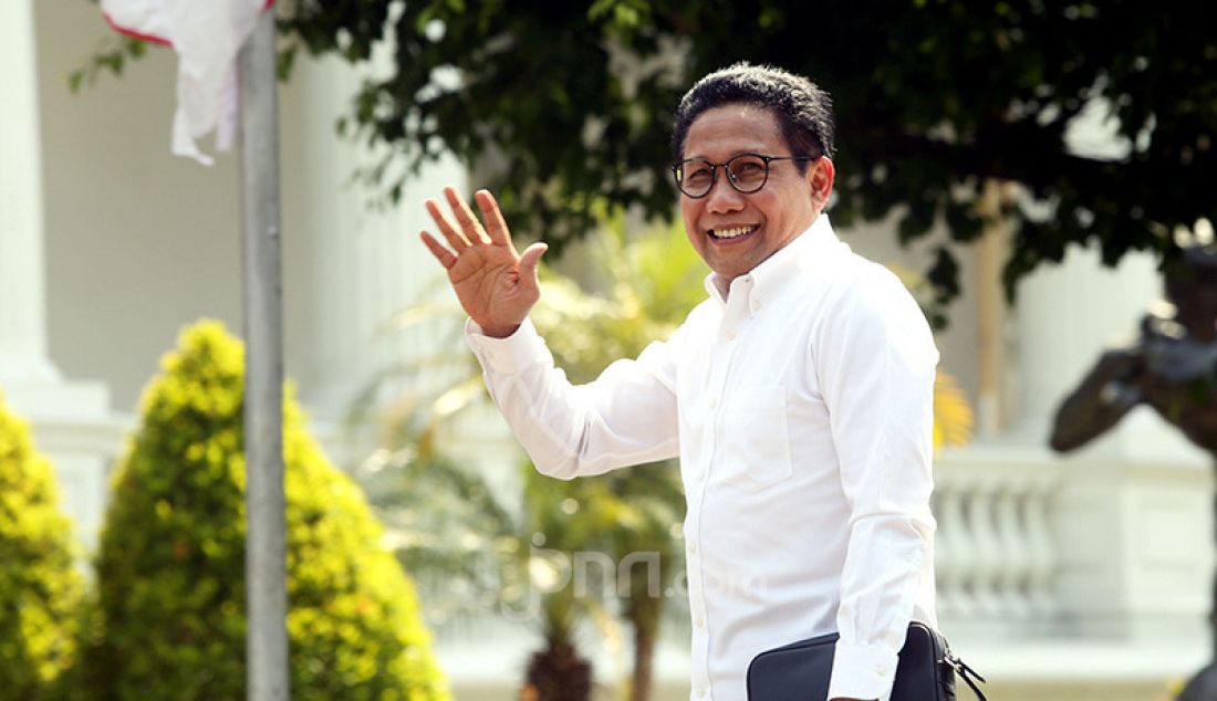 Abdul Halim Iskandar saat tiba di Istana Negara, Jakarta, Selasa (22/10). - JPNN.com