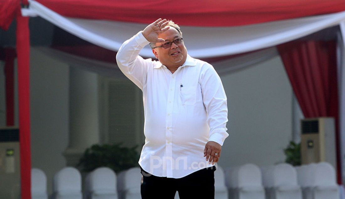 Bambang Brodjonegoro saat tiba di Istana Negara, Jakarta, Selasa (22/10). - JPNN.com