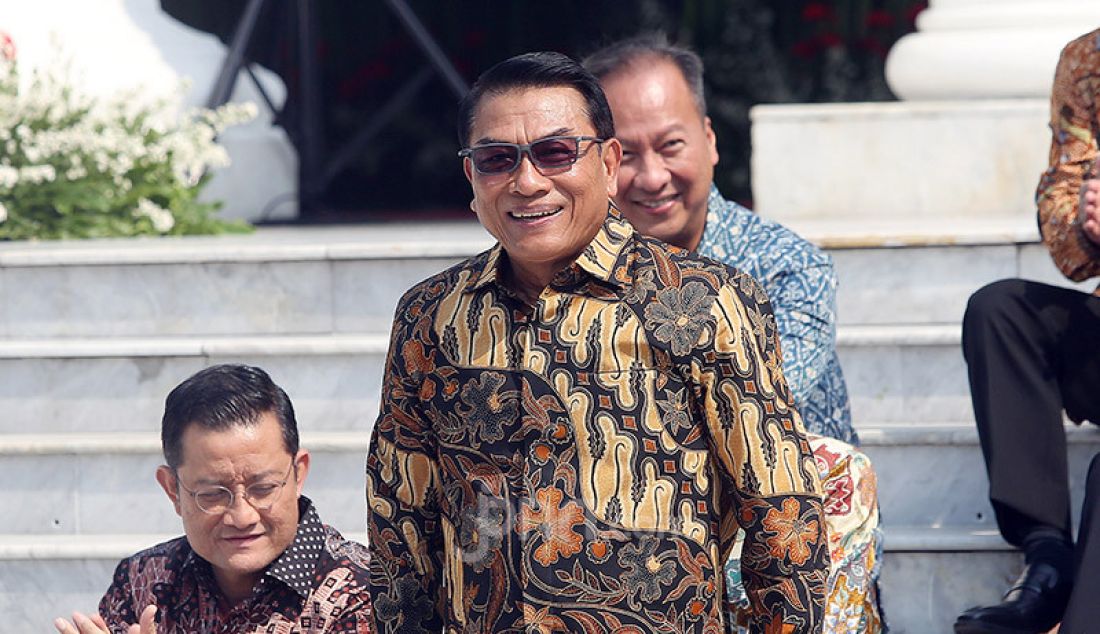 KSP Moeldoko saat diperkenalkan oleh Presiden Joko Widodo di Veranda Depan Istana Merdeka, Jakarta, Rabu (/23/10). - JPNN.com