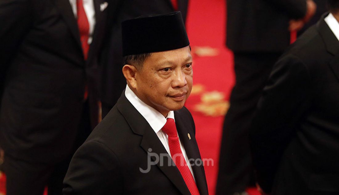 Mendagri Tito Karnavian saat dilantik di Istana Merdeka, Jakarta, Rabu (/23/10). Foto : Ricardo/JPNN.com - JPNN.com