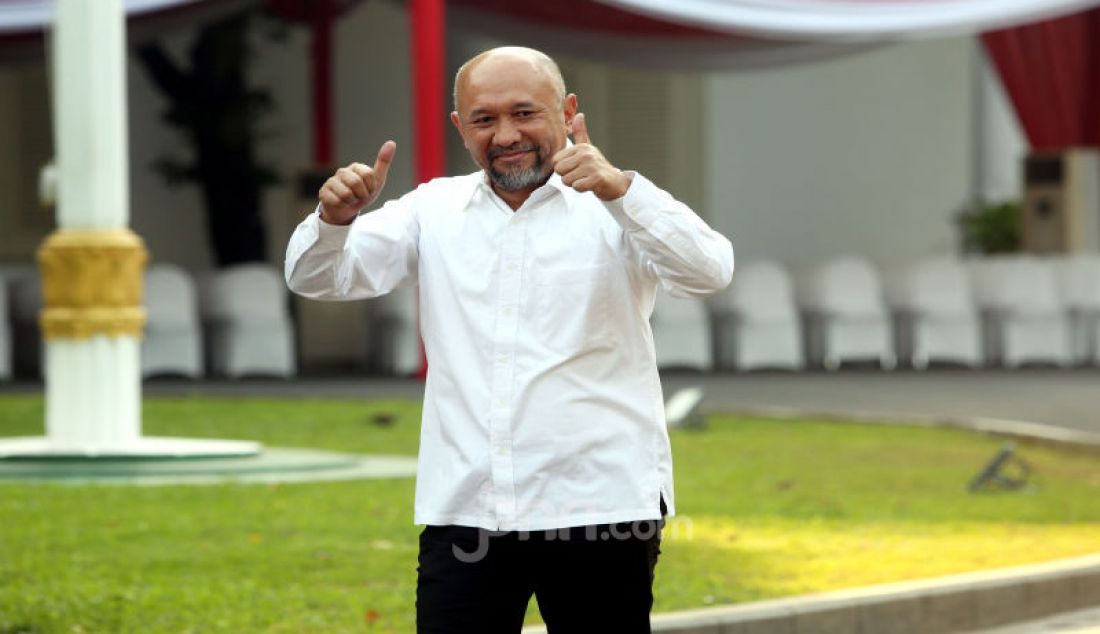 Teten Masduki saat tiba di Istana Negara, Jakarta, Selasa (22/10). - JPNN.com