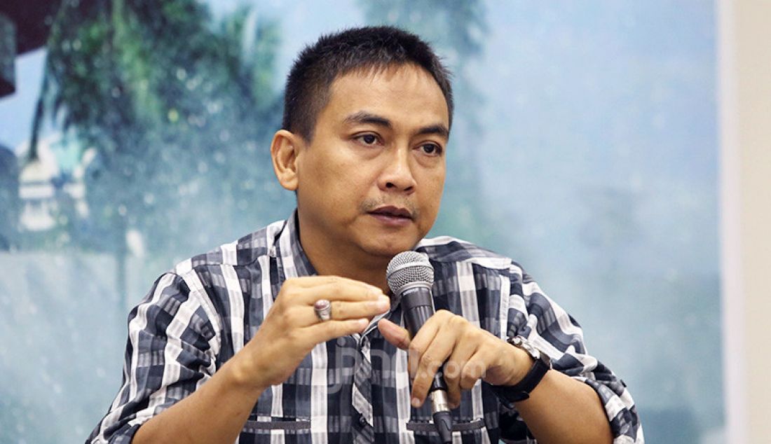 KORNAS MP BPJS Hery Susanto saat diskusi Bagaimana Solusi Perpres BPJS?, Jakarta, Selasa (12/11). - JPNN.com