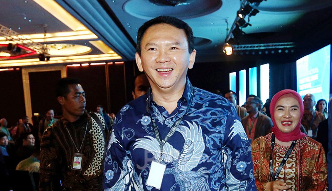 Komisaris Utama Pertamina Basuki Tjahaja Purnama usai menghadiri Pertamina Energy Forum, Jakarta, Selasa (26/11). - JPNN.com