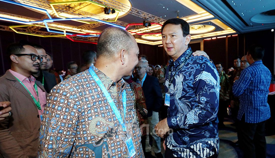 Komisaris Utama Pertamina Basuki Tjahaja Purnama usai menghadiri Pertamina Energy Forum, Jakarta, Selasa (26/11). - JPNN.com