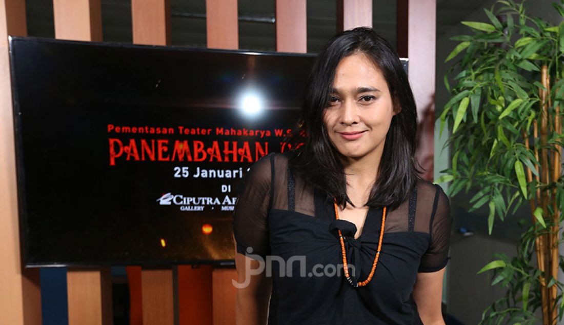 Aktris Sha Ine Febriyanti mengunjungi kantor Genpi.co, Jakarta, Rabu (22/1). - JPNN.com