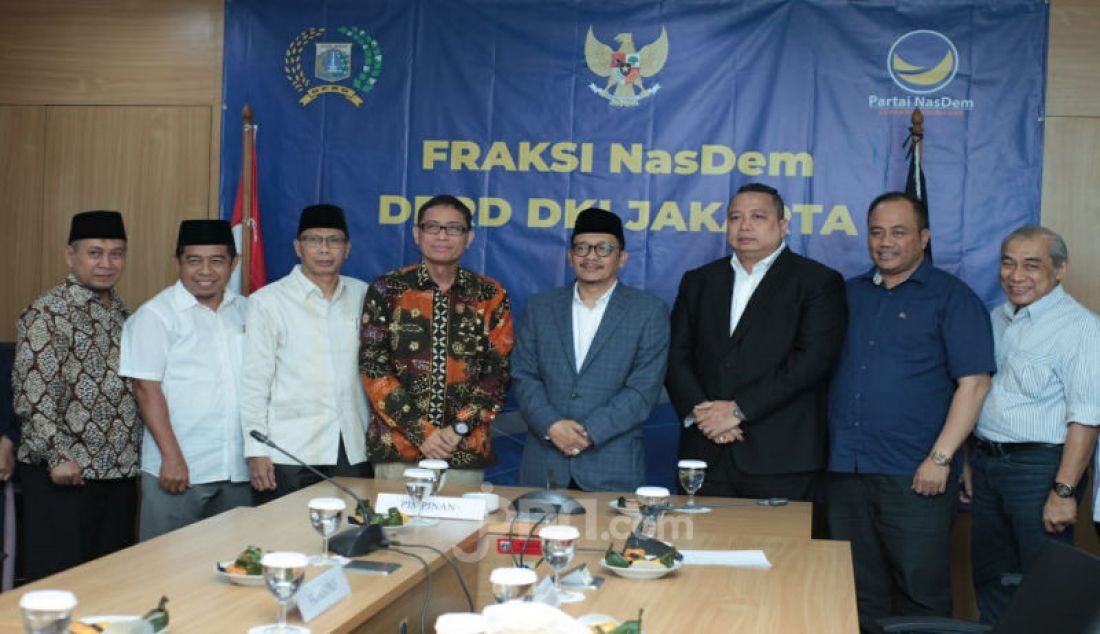Calon Wakil Gubernur DKI Jakarta dari PKS Nurmansjah Lubis melanjutkan silaturahim ke Fraksi-Fraksi di Kebon Sirih, Rabu (5/2). - JPNN.com
