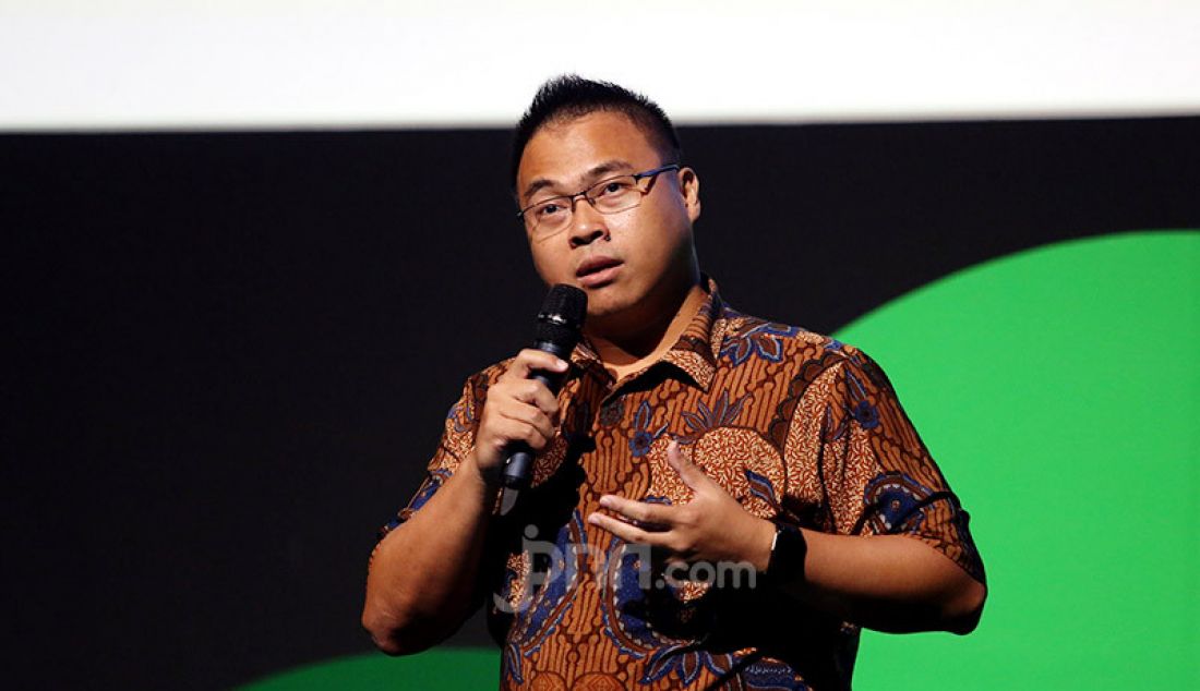 Adjunct Researcher Center for Digital Society (CfDS) UGM Adityo Hidayat saat acara Peluncuran Inisiatif dalam Menciptakan Ekosistem yang Aman di Kantor Gojek, Jakarta, Jumat (28/2). - JPNN.com