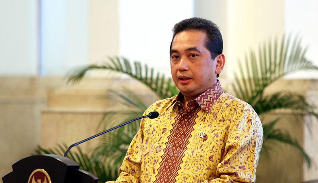 Menteri Perdagangan, Agus Suparmanto berbicara pada pembukaan rapat kerja Kementerian Perdagangan Tahun 2020 di Istana Negara, Jakarta, Rabu (4/3). - JPNN.com