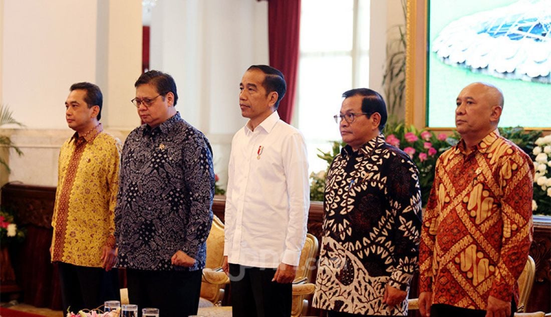 Presiden Joko Widodo saat menghadiri pembukaan rapat kerja Kementerian Perdagangan Tahun 2020 di Istana Negara, Jakarta, Rabu (4/3). - JPNN.com