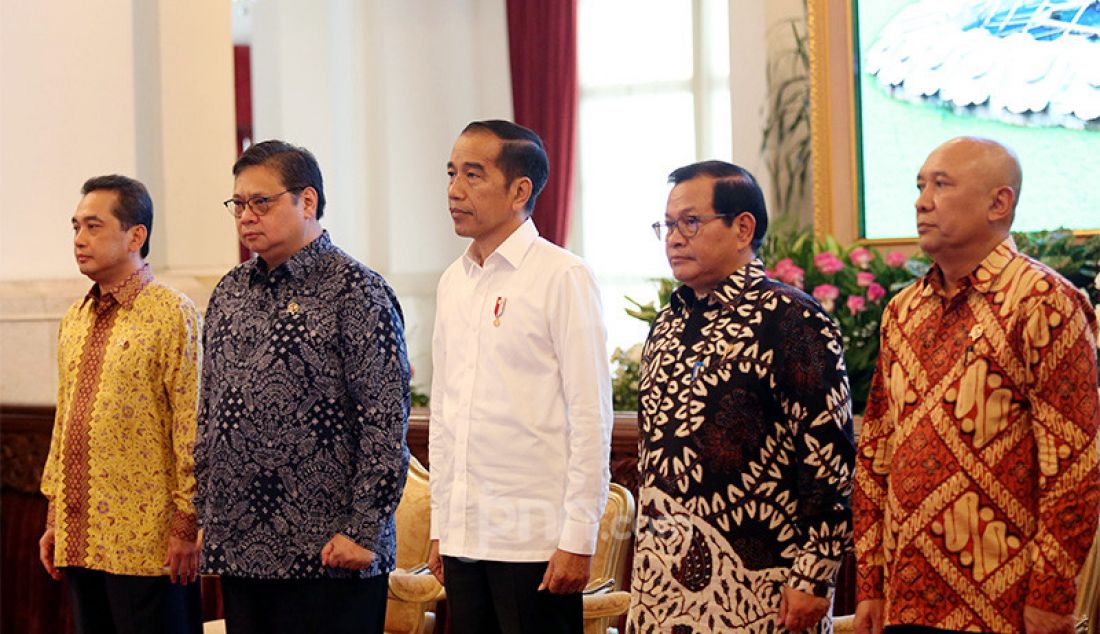 Presiden Joko Widodo saat menghadiri pembukaan rapat kerja Kementerian Perdagangan Tahun 2020 di Istana Negara, Jakarta, Rabu (4/3). - JPNN.com