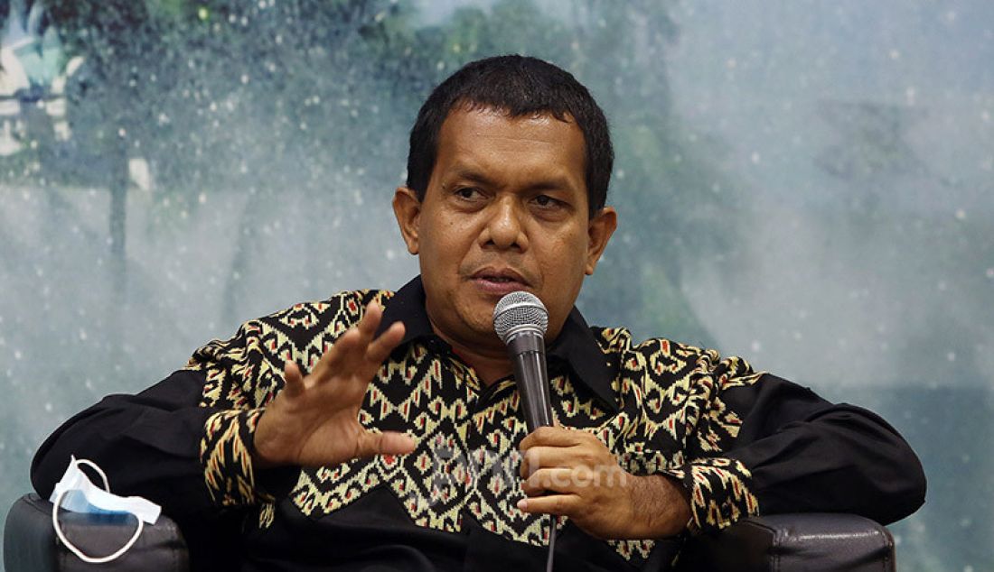 Wakil Ketua Komisi IX DPR Emanuel Melkiades Laka Lena menjadi pembicara pada diskusi Pilkada Serentak 2020 di Tengah Pandemi Covid-19 di Gedung DPR, Jakarta, Selasa (30/2). - JPNN.com