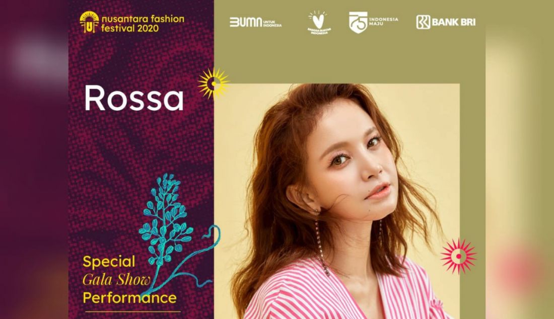Special Gala Show Performance di acara Nusantara Fashion Festival bersama Rossa. - JPNN.com