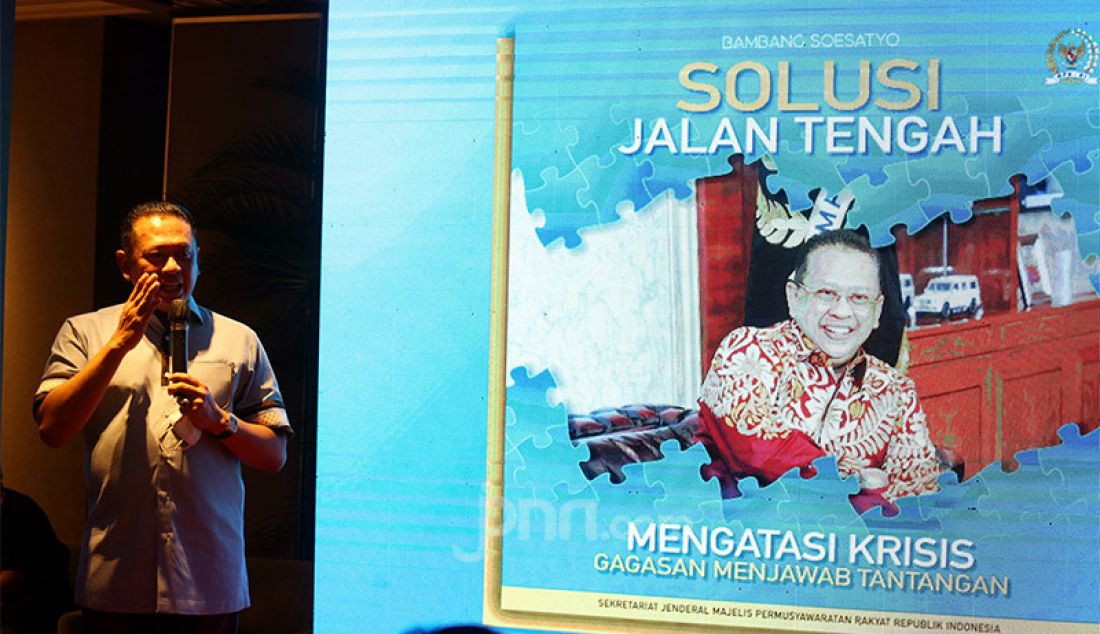 Ketua MPR Bambang Soesatyo (Bamsoet) meluncurkan dua buku berjudul 