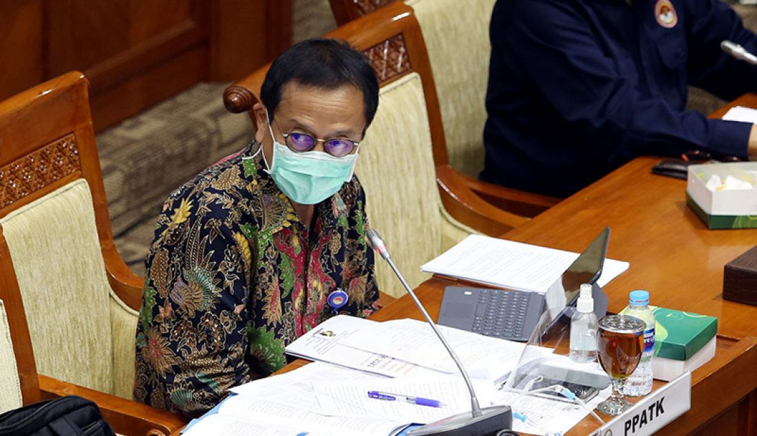 Kepala PPATK Dian Ediana Rae menghadiri rapat dengar pendapat Komisi III DPR di Kompleks Parlemen Senayan, Jakarta, Selasa (15/9). - JPNN.com