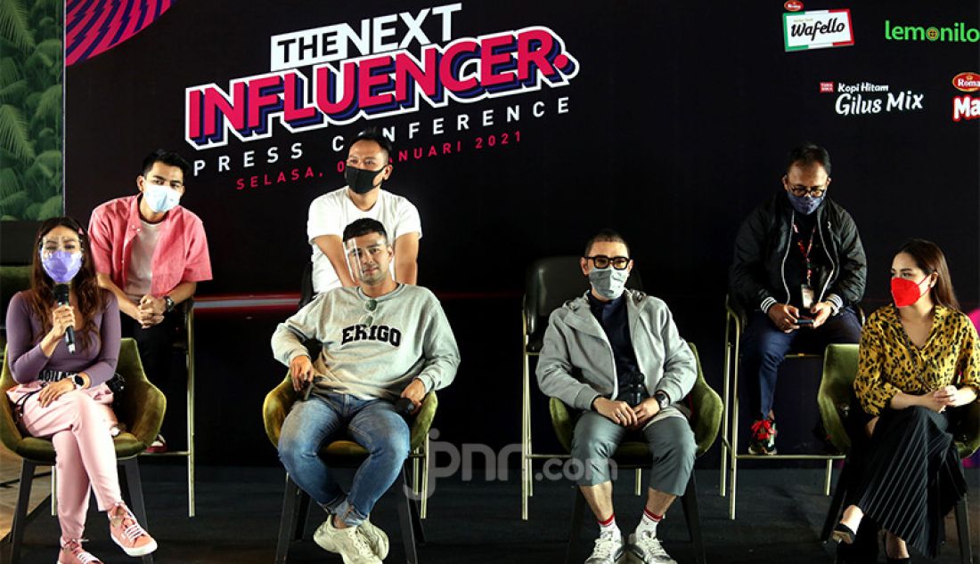 ANTV bersama Rans Entertainment saat menggelar konferensi pers ajang pencarian bakat bertitel THE NEXT INFLUENCER di Jakarta, Selasa (5/1). - JPNN.com