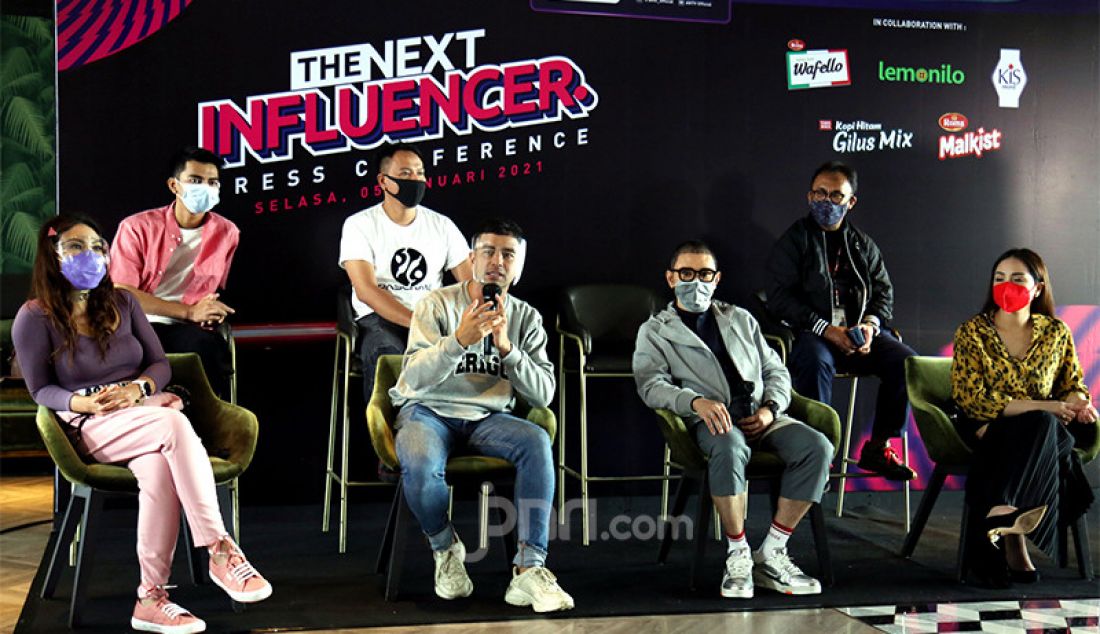ANTV bersama Rans Entertainment saat menggelar konferensi pers ajang pencarian bakat bertitel THE NEXT INFLUENCER di Jakarta, Selasa (5/1). - JPNN.com