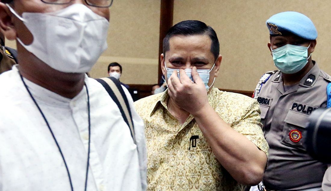 Irjen Napoleon Bonaparte yang menjadi terdakwa kasus suap penghapusan red notice Djoko Tjandra di Pengadilan Tipikor Jakarta, Rabu (10/3). - JPNN.com