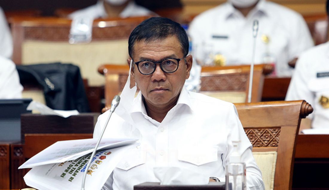 Wakil Menteri Pertahanan Letnan Jenderal TNI Muhammad Herindra mengikuti rapat kerja dengan Komisi I DPR, Jakarta, Senin (31/5). Raker tersebut membahas strategi dan kebijakan umum pertahanan negara Tahun 2020-2024, perkembangan MEF Tahap III Tahun 2020-2024, p - JPNN.com