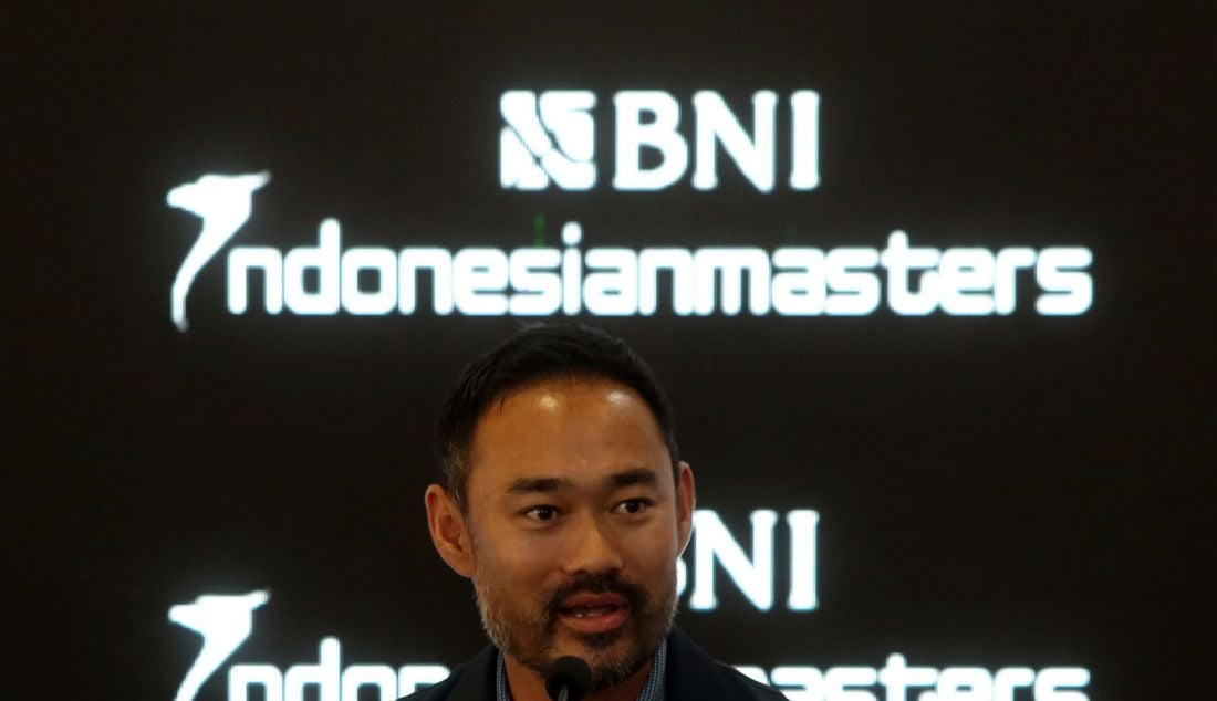 Commissioner & CEO Asian Tour Cho Minn Thant saat Konferensi Pers Peluncuran BNI Indonesian Masters 2024, Jakarta, Selasa (17/9). BNI Indonesian Masters 2024 yang akan diselenggarakan pada 31 Oktober - 3 November 2024 di Royale Jakarta Golf Club dengan total hadiah sebesar USD 2 juta. - JPNN.com