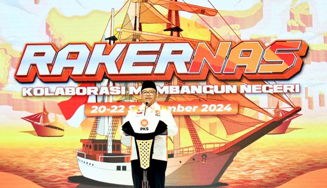 Pelaksana Harian (Plh) Presiden PKS Ahmad Heryawan menghadiri penutupan Rakernas PKS di Jakarta, Minggu (22/9). Rapat kerja nasional (rakernas) Partai Keadilan Sejahtera (PKS) tersebut berfokus untuk menggerakan mesin - mesin partai untuk Pilkada, PKS sendiri berpartisipasi di 7 Provinsi dengan 4 Calon Gubernur dan 3 Calon Wakil Gubernur pada Pilkada mendatang. - JPNN.com