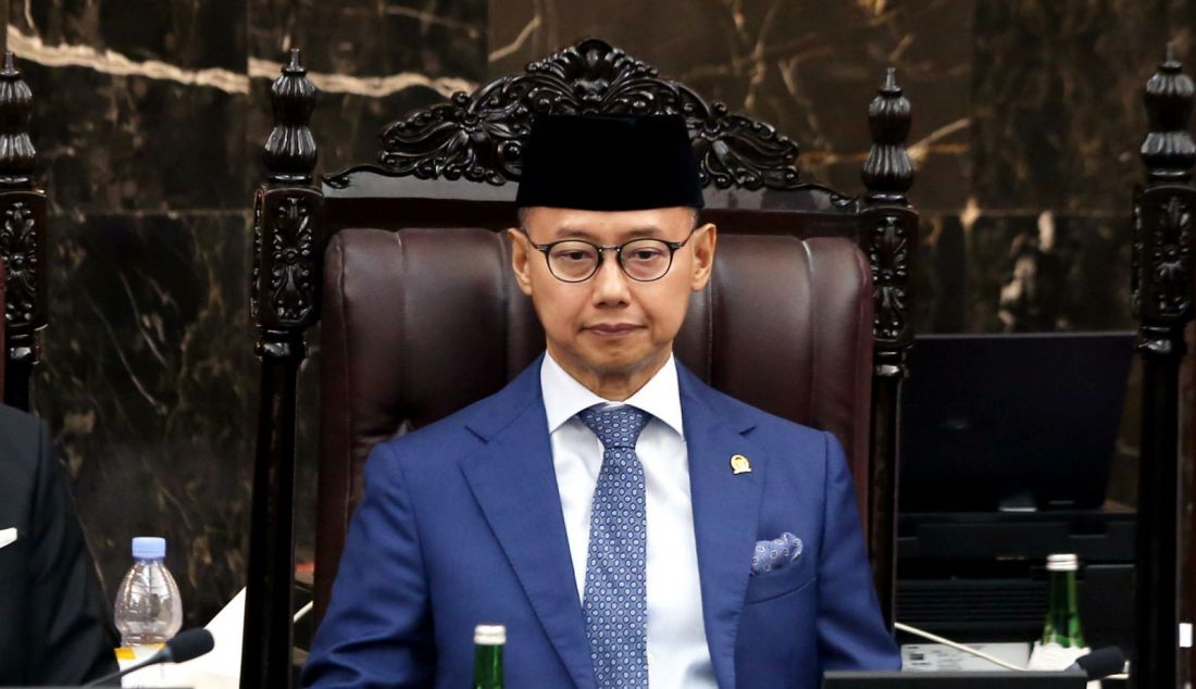 Anggota MPR RI Eddy Soeparno saat mengikuti pelantikan Pimpinan MPR Periode 2024-2029 di Gedung Nusantara, Komplek Parlemen, Jakarta, Kamis (3/10). Ahmad Muzani menjadi Ketua MPR RI sedangkan Bambang Wuryanto, Kahar Muzakir, Rusdi Kirana, Lestari Moerdijat, Hidayat Nur Wahid, Eddy Soeparno, Edhie Baskoro Yudhoyono dan Abcandra Muhammad Akbar Supratman menjadi Wakil Ketua MPR RI. - JPNN.com