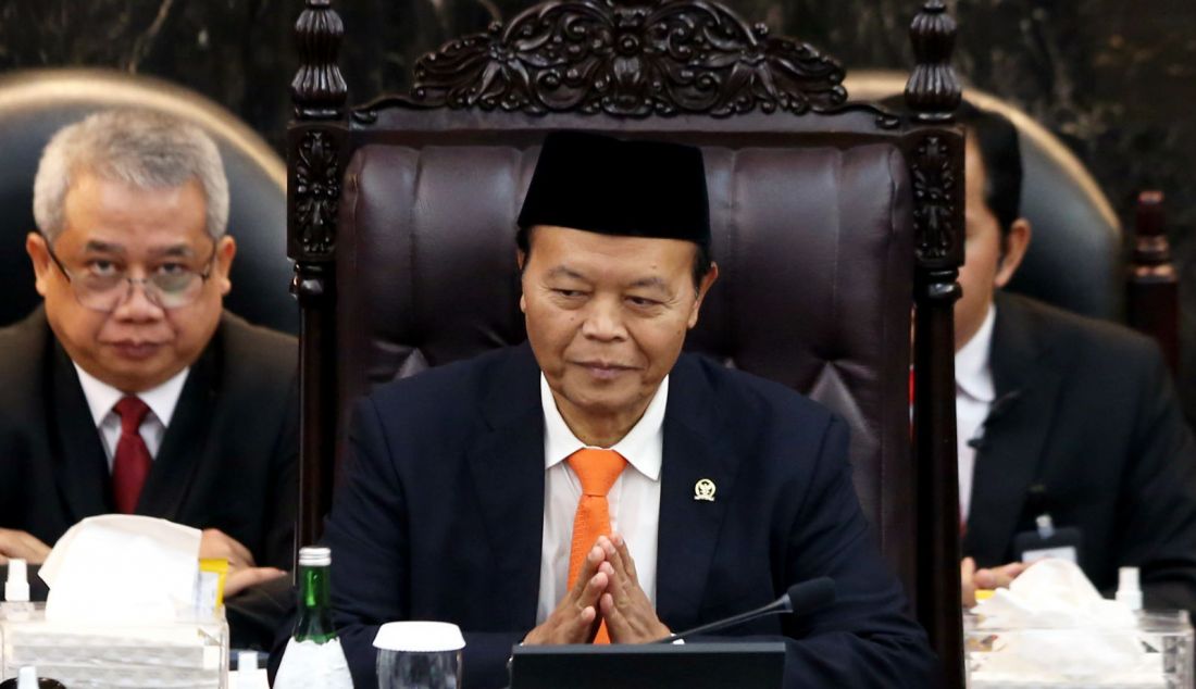 Anggota MPR RI Hidayat Nur Wahid saat mengikuti pelantikan Pimpinan MPR Periode 2024-2029 di Gedung Nusantara, Komplek Parlemen, Jakarta, Kamis (3/10). Ahmad Muzani menjadi Ketua MPR RI sedangkan Bambang Wuryanto, Kahar Muzakir, Rusdi Kirana, Lestari Moerdijat, Hidayat Nur Wahid, Eddy Soeparno, Edhie Baskoro Yudhoyono dan Abcandra Muhammad Akbar Supratman menjadi Wakil Ketua MPR RI. - JPNN.com