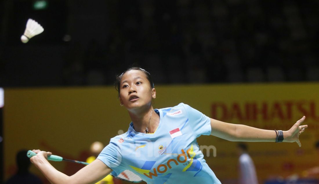 Tunggal putri Indonesia Putri Kusuma Wardani di Daihatsu Indonesia Masters 2025. - JPNN.com