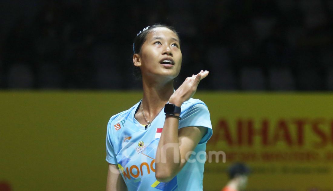 Tunggal putri Indonesia Putri Kusuma Wardani di Daihatsu Indonesia Masters 2025. - JPNN.com