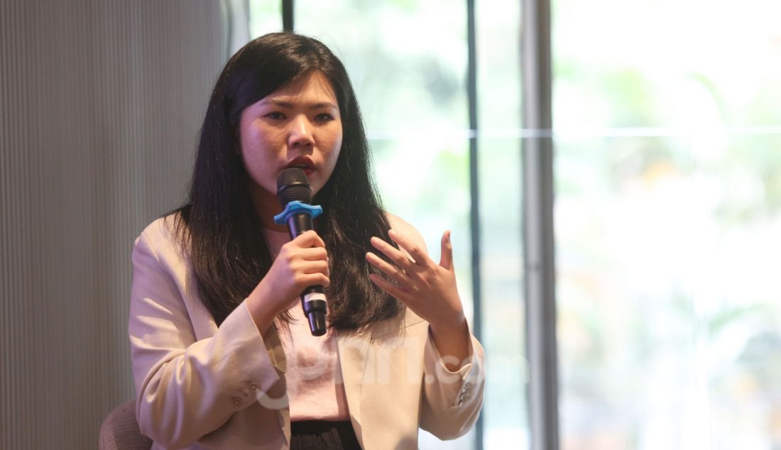 Co-Founder & CMO Social Bella, Chrisanti Indiana saat acara Kick-off Sociolla 10th Anniversary, Jakarta, Kamis (23/1). Sociolla terus berinovasi dengan memanfaatkan teknologi terkini untuk mengintegrasikan pengalaman berbelanja online dan offline yang seamless. - JPNN.com