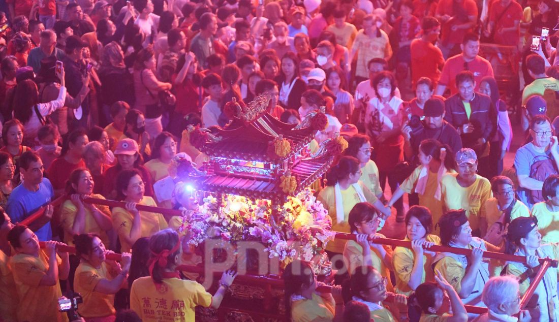 Bogor Street Festival Cap Go Meh 2025 di depan Wihara Dhanagun, Bogor, Rabu (12/2). - JPNN.com