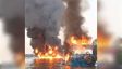 Tugboat Terbakar di Barsel, 3 ABK Luka Bakar, 2 Orang Dinyatakan Hilang - JPNN.com