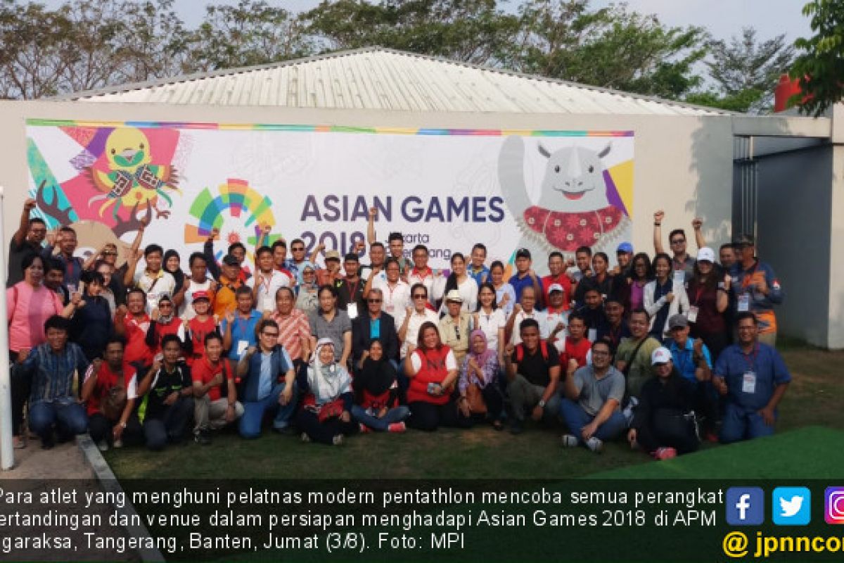 Asian Games 2018 Venue Modern Pentathlon Sudah Siap