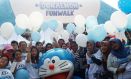 Sebanyak 100 Peserta Ikuti Doraemon Funwalk