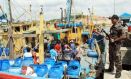 PSDK Kota Batam Ringkus Tujuh Kapal Nelayan Malaysia