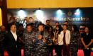 Anggota TNI AL Nobar Serial Drama Bintang Samudera
