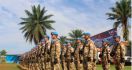 Ratusan Prajurit Satgas Kizi Gelar Upacara HUT ke-77 TNI di Kongo - JPNN.com