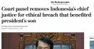Media Luar Negeri Angkat Kasus Anwar Usman, Putusannya Dikaitkan Pencalonan Gibran - JPNN.com