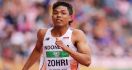 Sprinter Indonesia Lalu Muhammad Zohri Finis Urutan Kelima Cabor Atletik Tokyo 2020 - JPNN.com