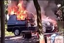 Mobil Amri Yahya Ludes Terbakar - JPNN.com