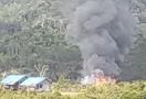 Diawali Bunyi Tembakan, Papua Mencekam Lagi, Asap Membubung - JPNN.com