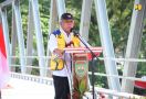 Menteri Basuki Sebut BBWS Sumatra VIII Saat Peresmian Jembatan Air Lontar - JPNN.com