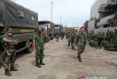 200 Personel TNI Satgas Yonif 136/TS Tiba di Manokwari, Siap Menjaga Kedaulatan NKRI - JPNN.com