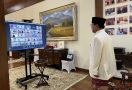 Mengikuti Upacara Hari Lahir Pancasila, Prabowo Kenakan Beskap Betawi - JPNN.com