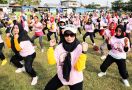 Srikandi Ganjar Lampung Menggalakkan Hidup Sehat dengan Senam Aerobik - JPNN.com